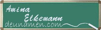 Amina Elkemann Visitenkarte